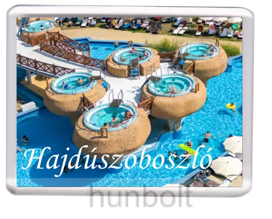Image of Hajdúszoboszló Strandfürdő hűtőmágnes (műanyag keretes)