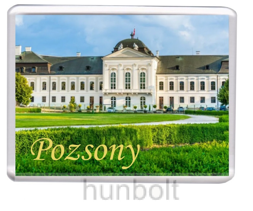 Image of Pozsony Elnöki Palota, Grassalkovich kastély hűtőmágnes (műanyag keretes)