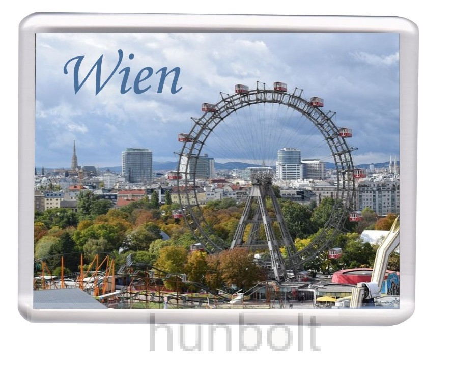 Image of Bécs Óriáskerék hűtőmágnes (műanyag keretes)