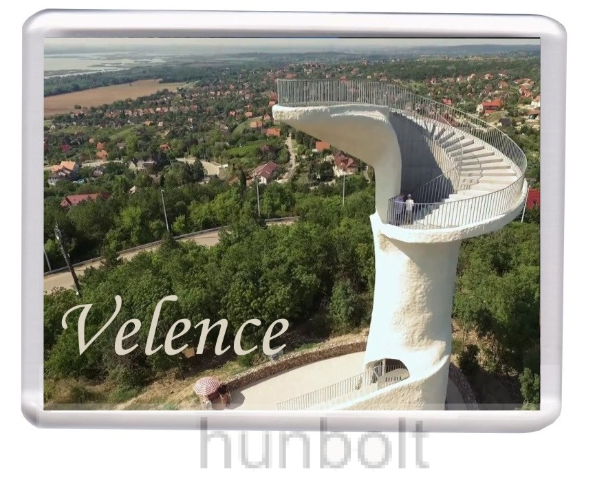 Image of Velence - Bence-hegyi kilátó hűtőmágnes (műanyag keretes)