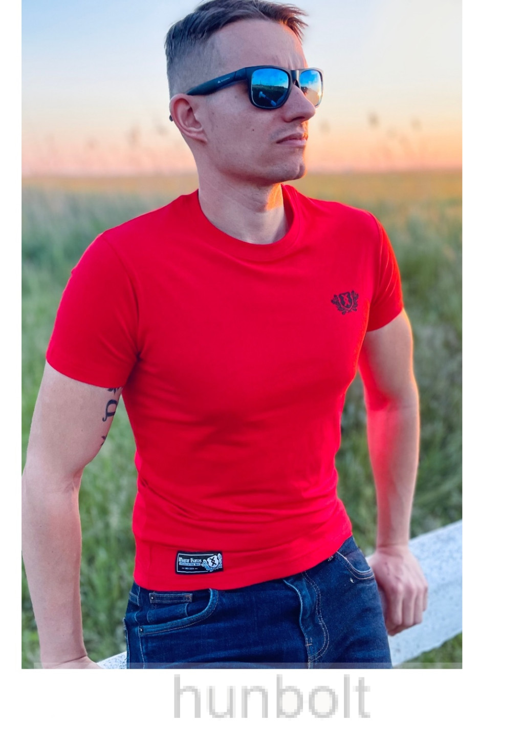 Image of PAJZS mellmintás póló- piros