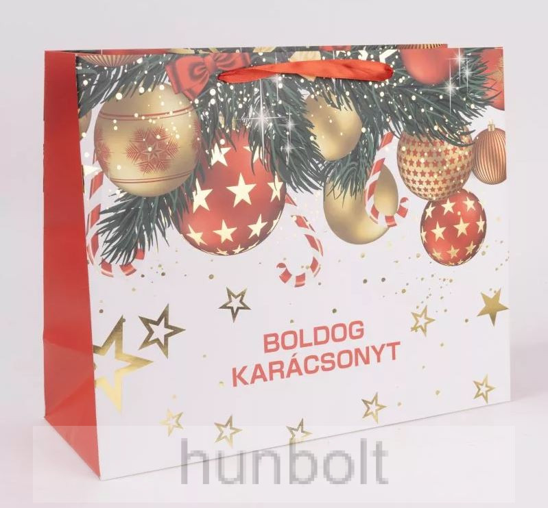 Image of Karácsonyi gömbök dísztasak 23x18x10 cm