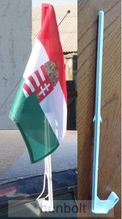 Image of Autós címeres zászló, ablakra tűzhető- 1 oldalas