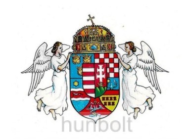Image of Fóliás angyalos négyszögletes matrica (9x7 cm)