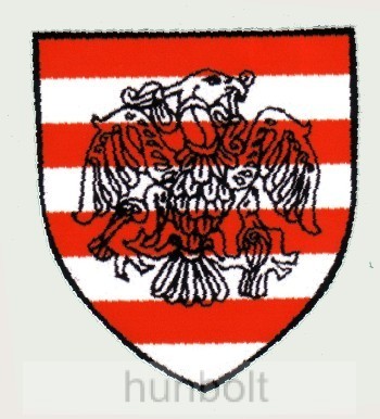 Image of Rakamazi árpádsávos pajzs hűtőmágnes (7,2*8 cm)