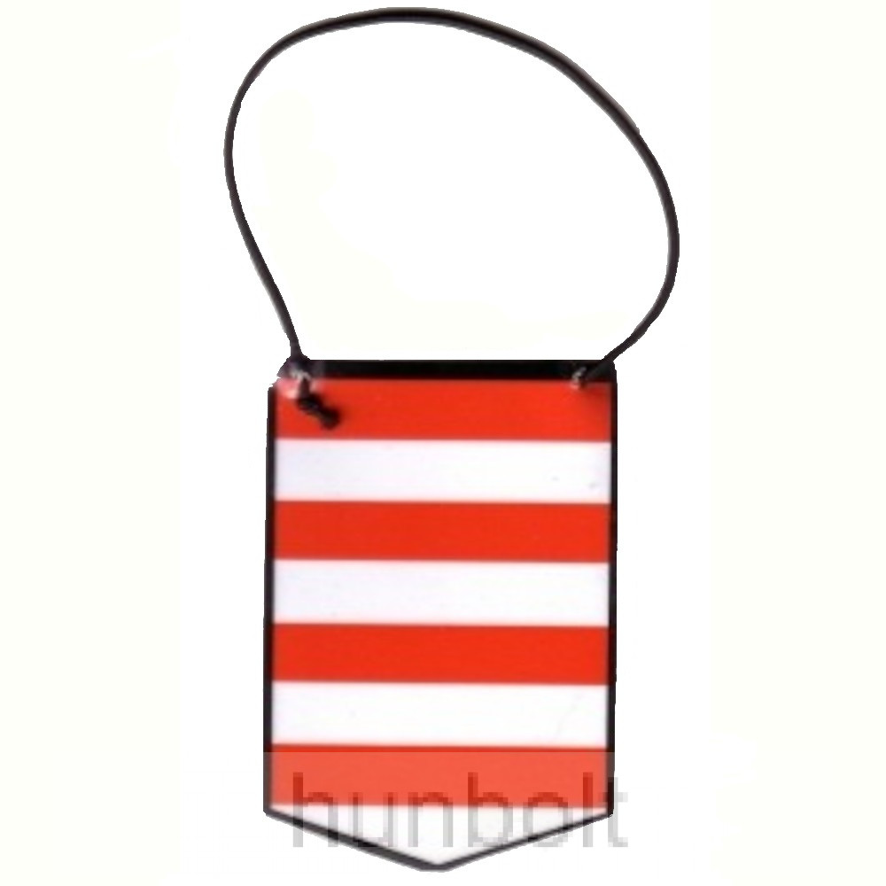 Image of Autós 5 szögletű Árpádsávos fóliázott, gumis 6x9 CM